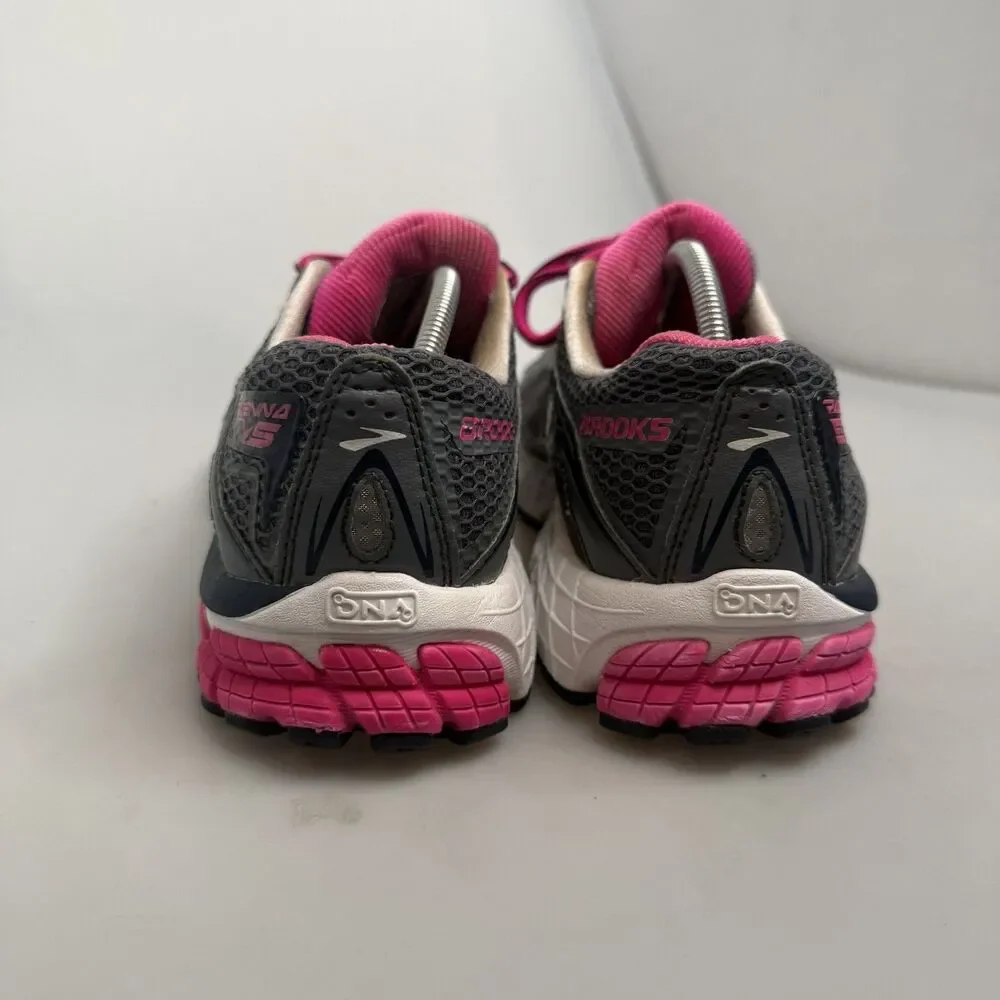 Brooks Ravenna 5 Womens US Size 9 M / EU 40.5 Running Shoes Gray Pink Sneakers
